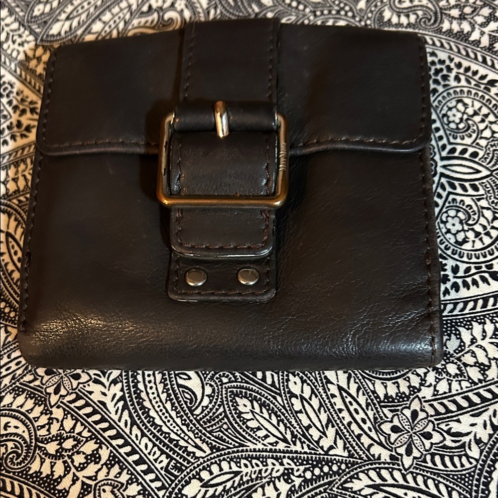 MaxMara Black Leather wallet
